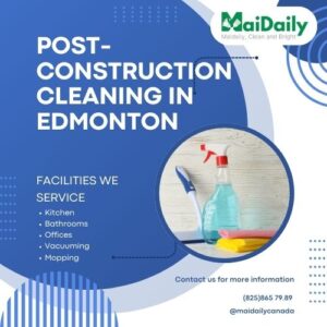 Post-construction cleaning in Edmonton