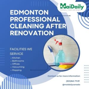 Edmonton professional cleaning after renovation