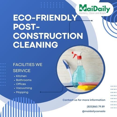 Eco-friendly post-construction cleaning
